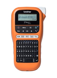PT-E110VP Electrician Label Printer | Up to 12mm Width | Comes with Carrying Case | Built-in Electrical Symbols