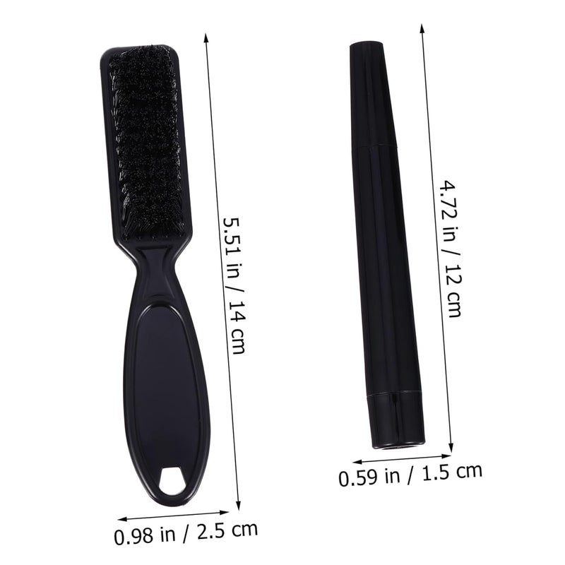 1set Beard Filler Pen and Brush for Men Deep Brown Beard Styling Tool Natural Look Compact and Portable Pencil for Everyday Use - Image 2