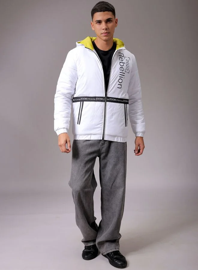 شركة المرآب الهندية Men Slim Fit Mix & Match Puffer Jackets