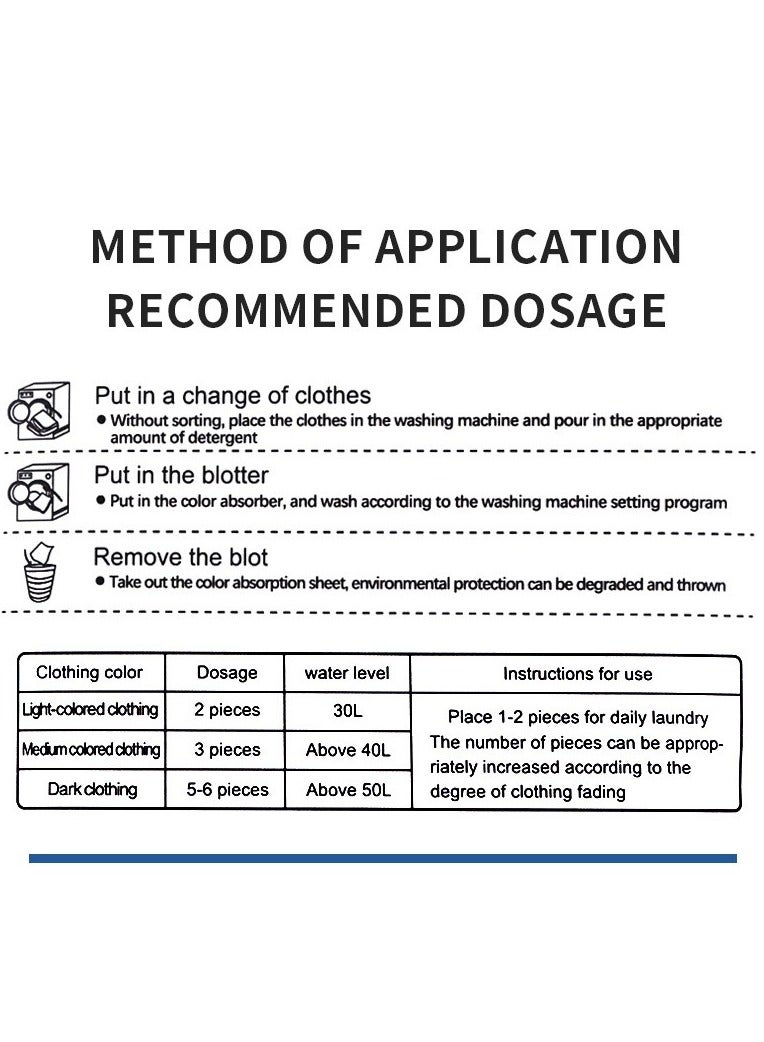 150PCS Mixed Washing Of Clothes To Prevent Staining,Anti-cross Dyeing,Fabric Color Absorb Sheet 50PCS*3 - Image 4