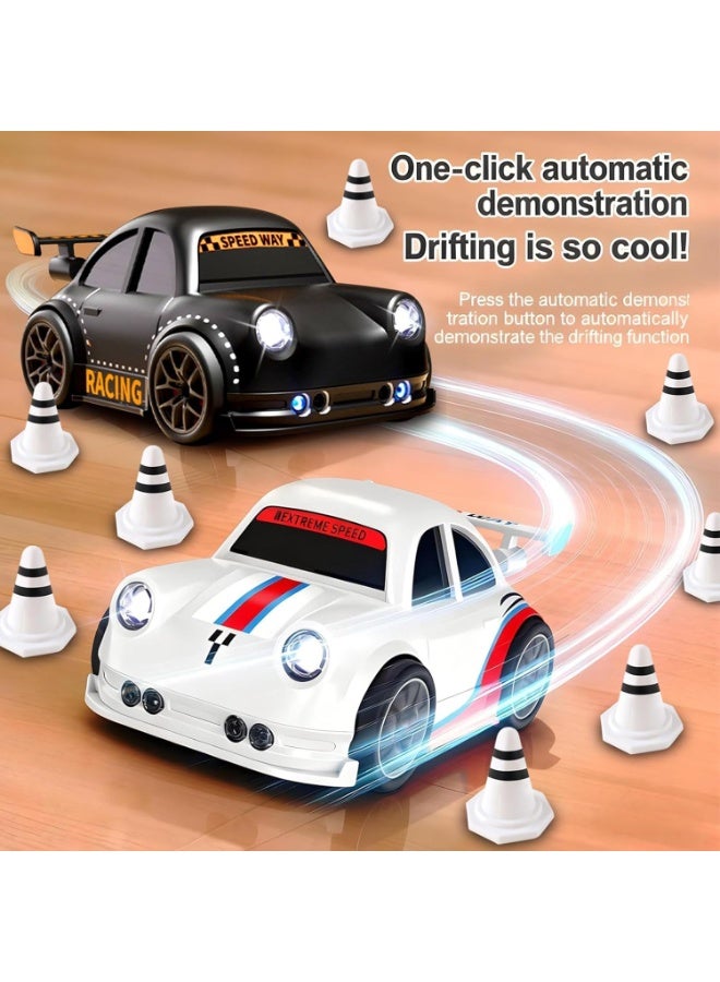 M.A&F's Small RC Car,Radio Controlled Car Toy - High Speed 4WD 2.4G 360° Rotation Drift RC, Vehicles with LED Lighting and Sound for Kids (Black) - Image 3