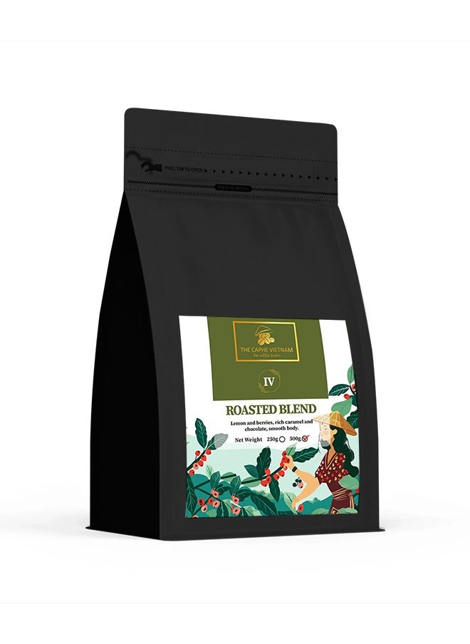 The Caphe Vietnam Roasted Blend Premium Whole Beans Coffee - 1 KG | Ethiopian Arabica + Vietnamese Robusta | Premium Whole Coffee Bean  - Image 1