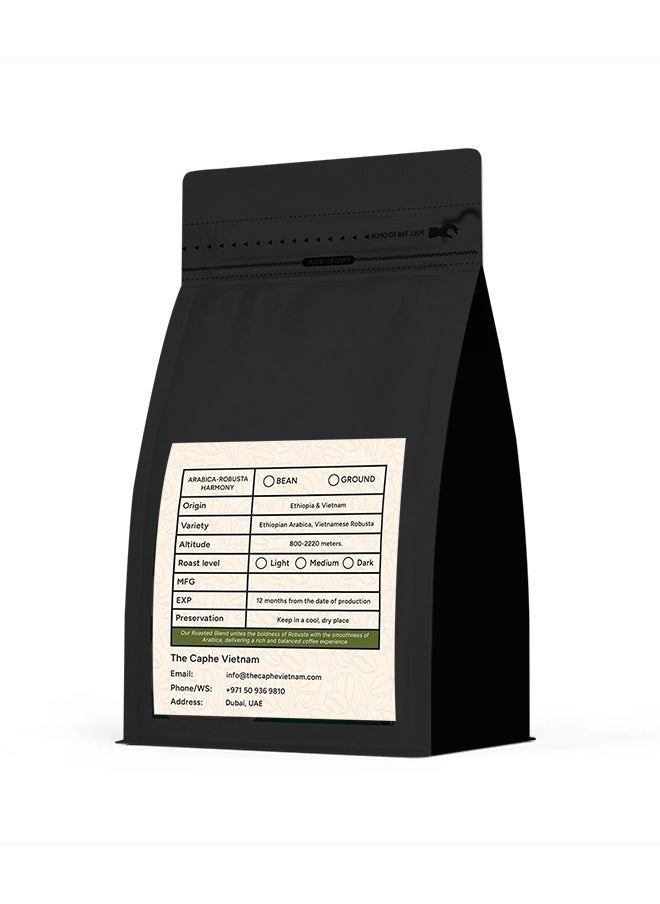The Caphe Vietnam Roasted Blend Premium Whole Beans Coffee - 1 KG | Ethiopian Arabica + Vietnamese Robusta | Premium Whole Coffee Bean  - Image 3