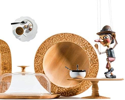 Alessi Dressed in wood Cheese Board in Beech Wood - Image 4