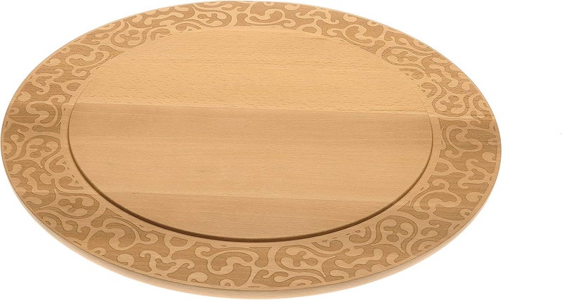Alessi Dressed in wood Cheese Board in Beech Wood - Image 1