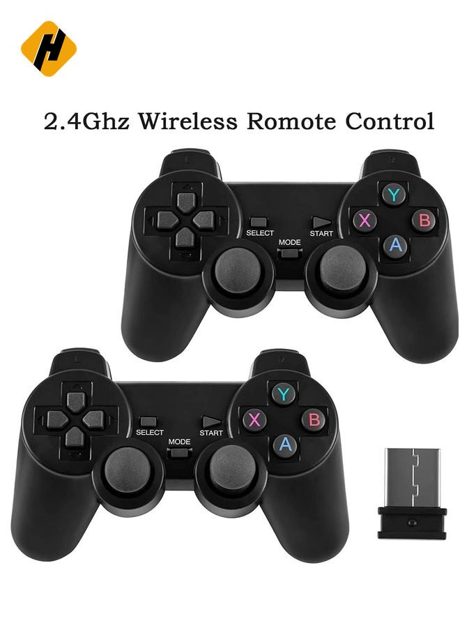 HuHa Retro Game Console with Dual Wireless Controllers Plug & Play Video Game Stick Built in 10000+ Games, 9 Classic Emulators, TV 4K High Definition HDMI Output, (64G)  - Image 3