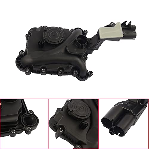 Flynsu Crankcase Vent Valve Oil Separator Replacement for 2012-2017 Audi Q5 A6 C6 A5 Q7 3.0L CGWA CGWD Part # 06E103547F 06E103547Q Flynsu - Image 2