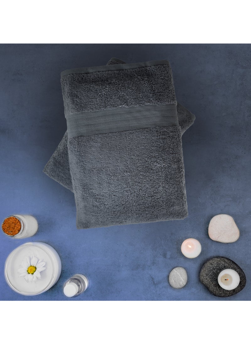 CLEANUP TOWELS Cleanup Towels Set of 02 Bath Sheets. Size 90x170 Cm. Durable Quality With Excellent Color Options Specially Designed To Match Your Washroom And Home As You Desire. Well Absorbant Durable Lasts Long. 550 + GSM Guranteed.  - Image 3