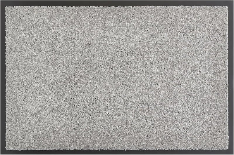 ANDIAMO Verdi Doormat Non-Slip Dirt Trapper Mat Indoor for Entrance Area Ideal as a Door Mat or Doormat for the Front Door 40 x 60 cm in Silver - Image 1
