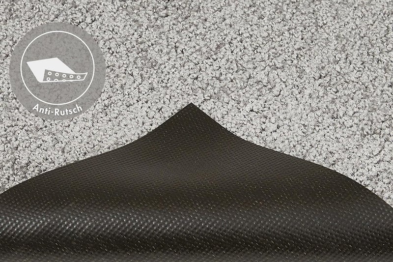ANDIAMO Verdi Doormat Non-Slip Dirt Trapper Mat Indoor for Entrance Area Ideal as a Door Mat or Doormat for the Front Door 40 x 60 cm in Silver - Image 5