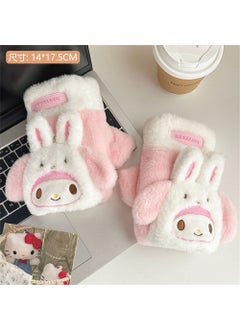 Generic Sanrio Licensed Cute Plush Gloves for Winter 2# melody-plush gloves 