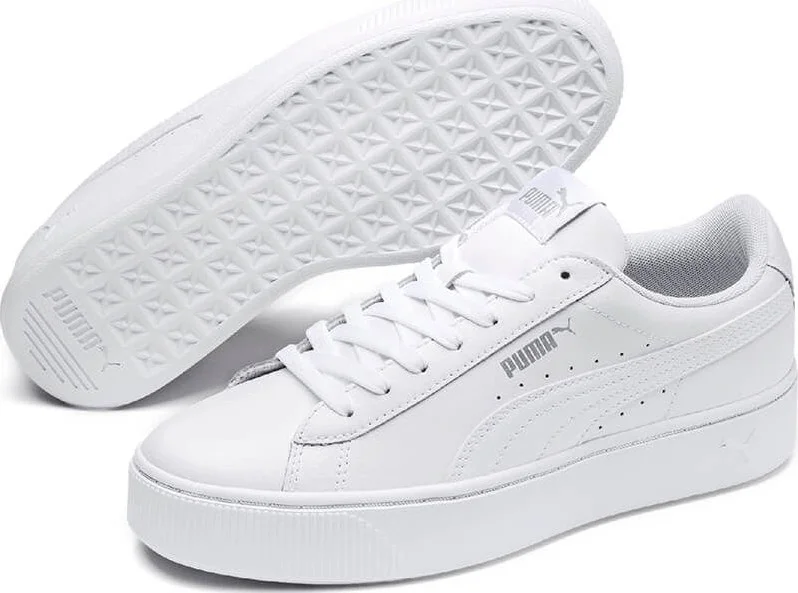 بوما Vikky Stacked L White White Women's Sneaker Shoes