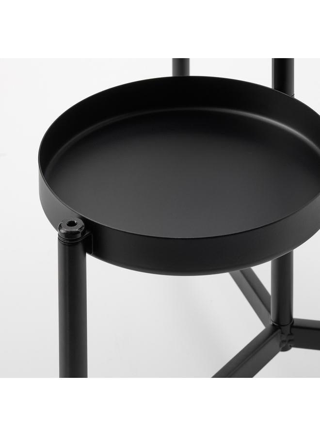 Zaboon Plant stand, in/outdoor black, 58 cm - Image 5