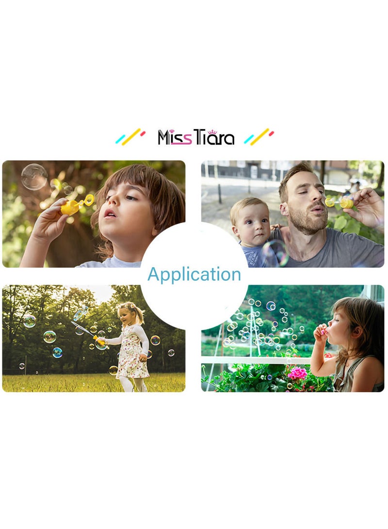 MissTiara 24-Piece Pattern Shaped Mini Bubble Wands Kids Fun Game Party Bubble Gifts - Image 3