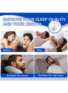 Sefudun Anti Snore Devices 6 Pcs, Snoring Nose Clip, Silicone Magnetic Nose Clip, Ventilate Anti Snore Corrector, Nose Clip Stop Snoring, Relieve Snoring, Prevent Snore At Night for Men and Women  - Image 5