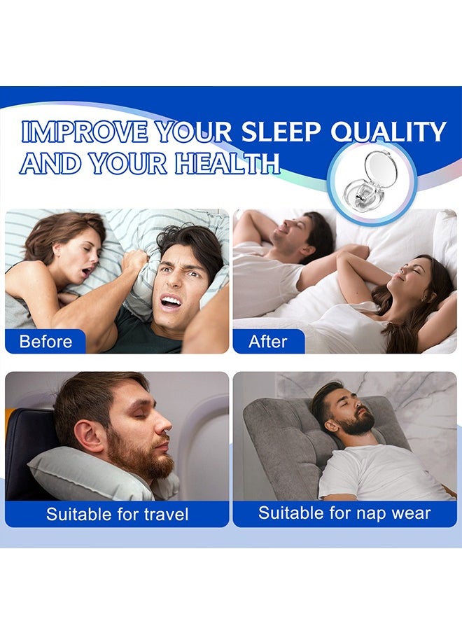Sefudun Anti Snore Devices 6 Pcs, Snoring Nose Clip, Silicone Magnetic Nose Clip, Ventilate Anti Snore Corrector, Nose Clip Stop Snoring, Relieve Snoring, Prevent Snore At Night for Men and Women  - Image 5