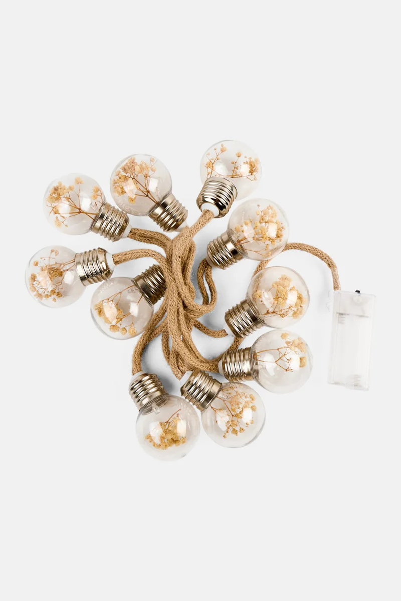 Muy Mucho 10 Led Flower Garland 165 cm, Transparent