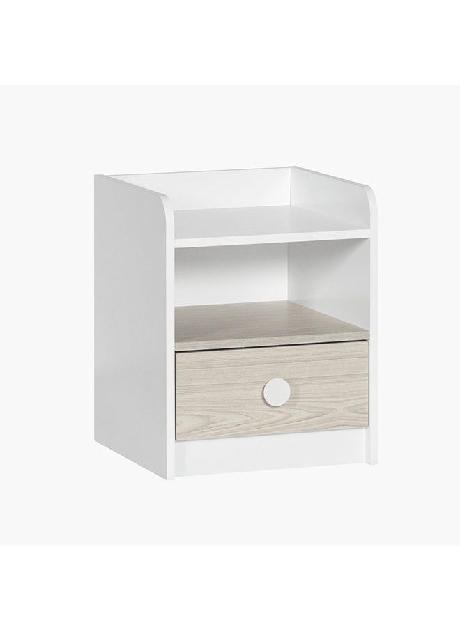 Home Box Vanilla 1-Drawer Nightstand 50 x 40 x 40 cm  - Image 2