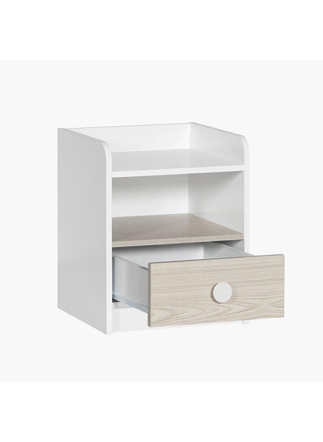 Home Box Vanilla 1-Drawer Nightstand 50 x 40 x 40 cm  - Image 3