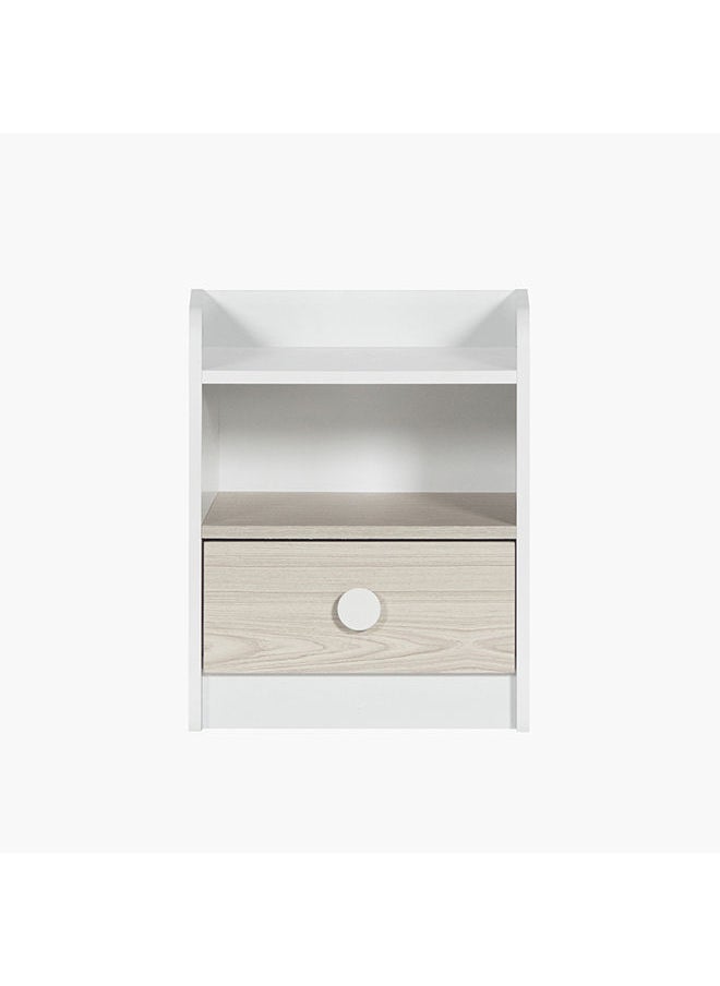 Home Box Vanilla 1-Drawer Nightstand 50 x 40 x 40 cm  - Image 1