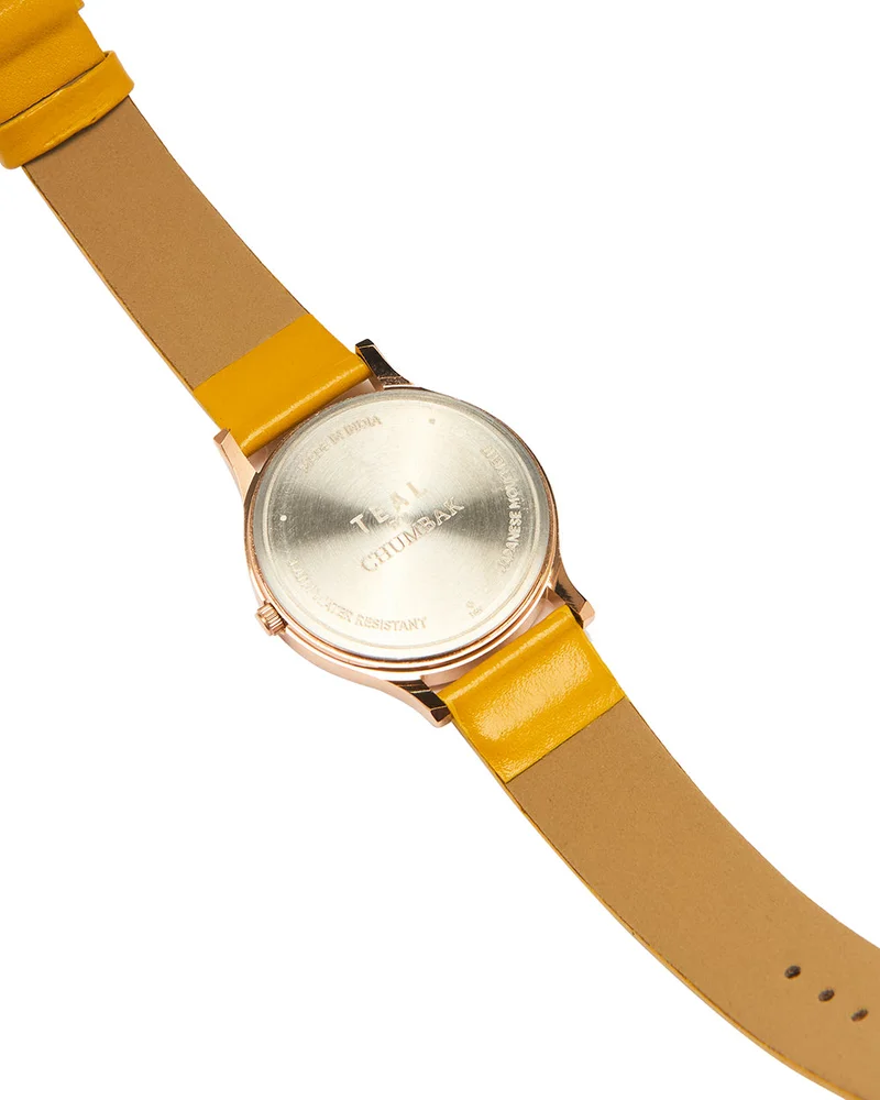 Chumbak  TEAL by Chumbak Pixel Blossom Wrist Watch for Women | Best Price UAE