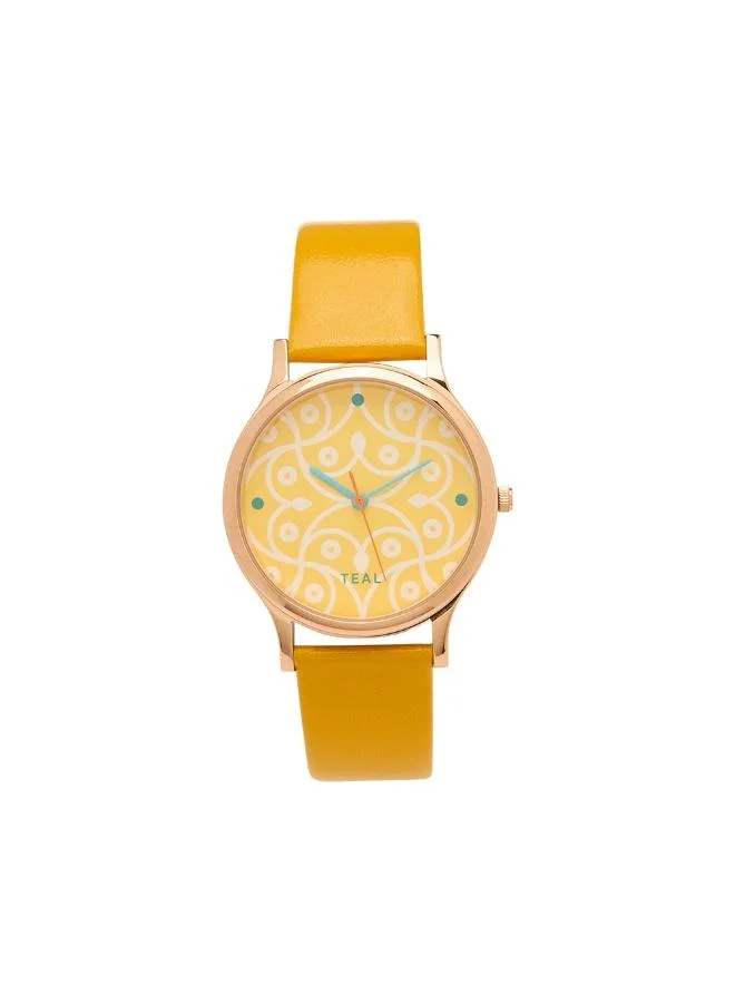 Chumbak TEAL by Chumbak Pixel Blossom Wrist Watch
