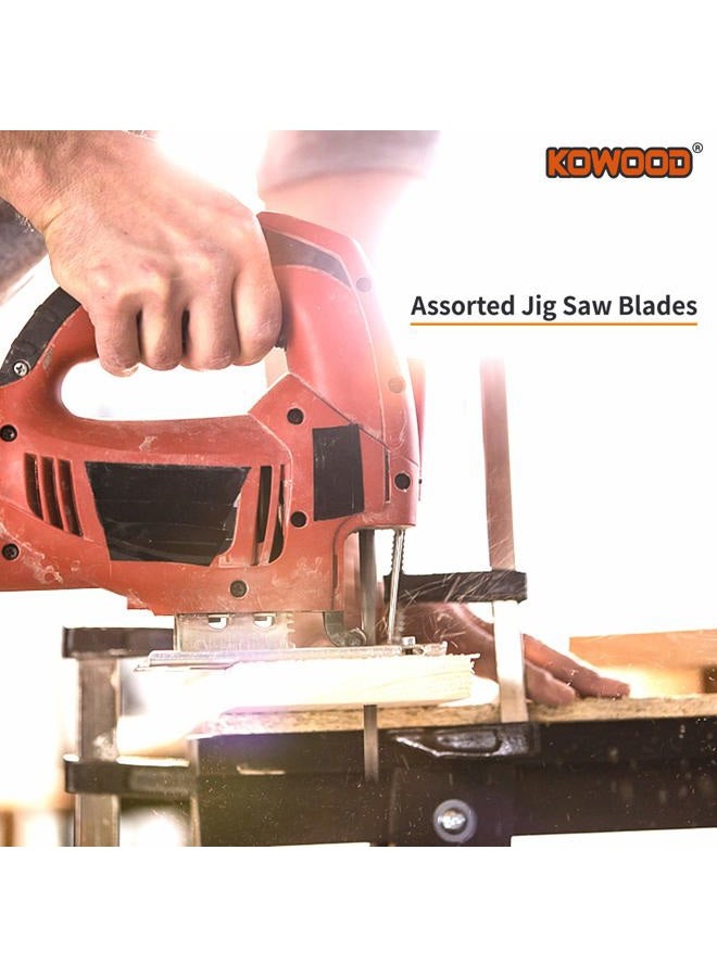 KOWOOD Jig Saw Blades 21pcs,Assorted Professional Saw Blades for Wood and Metal … - Image 5