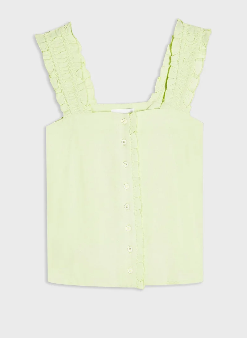Topshop Petite Cropped Top