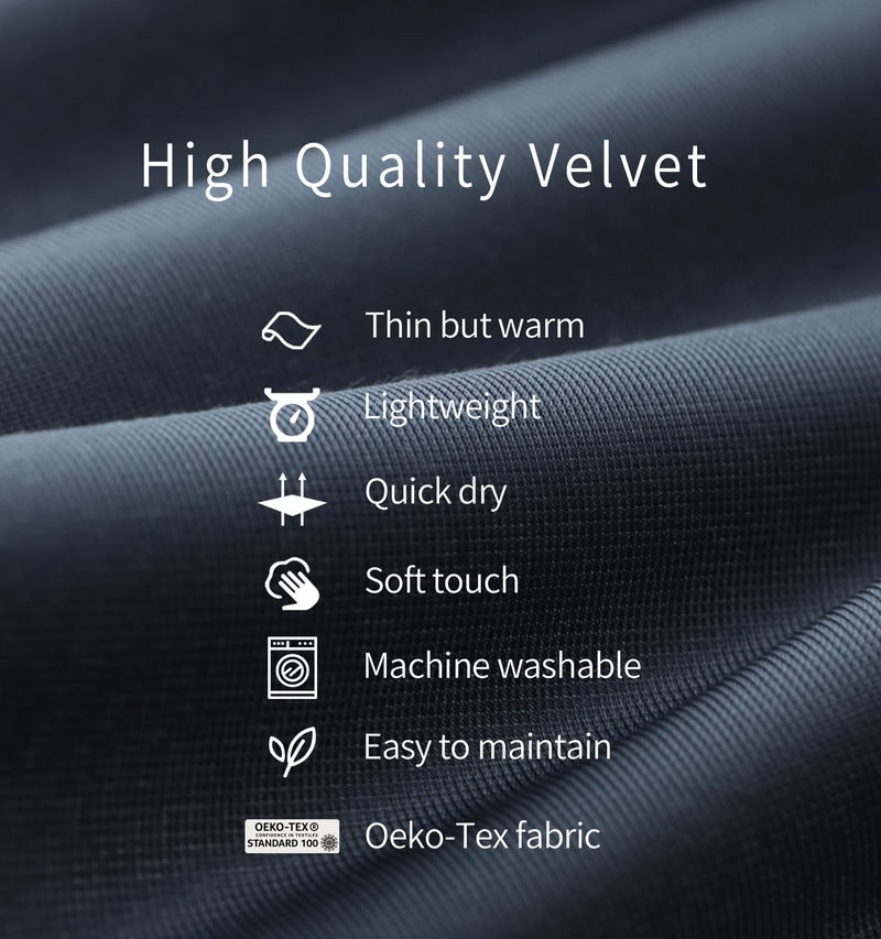 Litume Travel Blanket Lightweight and Breathable, 67 x 48 in Soft Airplane Flight Blanket for Travelers, Foldable Camping Sheet with Stuff Sack for Train, Camp, backapcking, office, home (Velvet E650) - Image 4