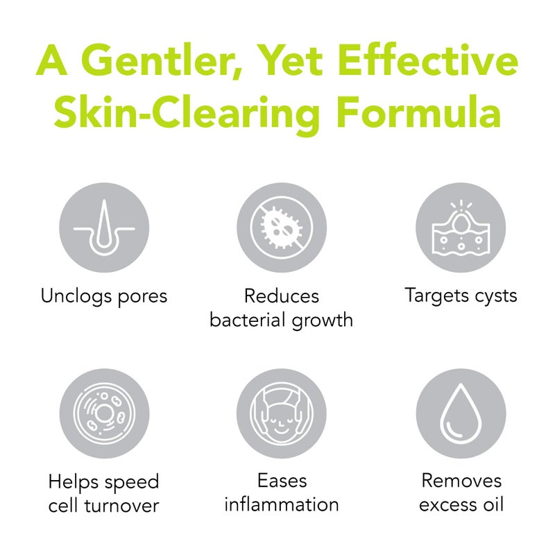 humane Benzoyl Peroxide Face Wash - 5% Regular-Strength Acne Face Wash For Skin, Back & Body - 8 Fl Oz - Dermatologist-Tested Non-Foaming Cleanser - Benzoyl Peroxide Acne Treatment - Cruelty-Free - Image 3