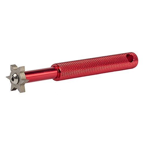 HIFROM Groove Sharpener with 6 Heads - Golf Club Groove Sharpener Re-Grooving Tool and Cleaner Replacement for All Irons Pitching Sand Lob Gap and Approach Wedges and Utility Clubs (2 Red) - Image 5