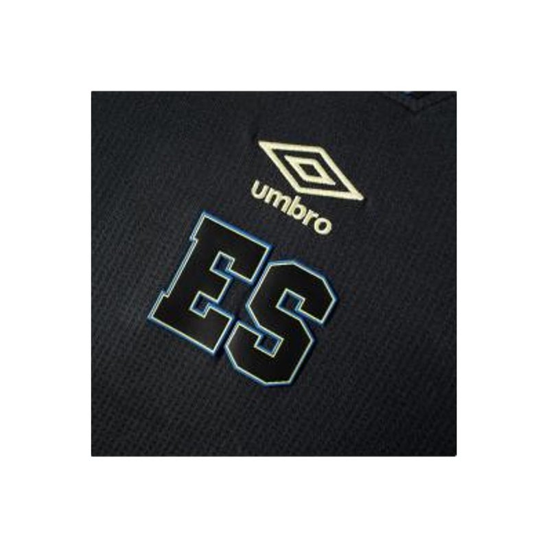 Umbro Men's 23/24 El Salvador National Team 3rd Short Sleeve Soccer Jersey, Black/Yellow/Blue, Medium - Image 3