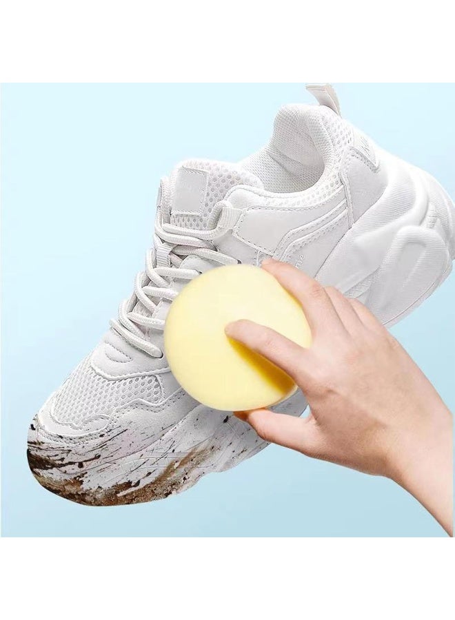Generic Multi Functional Cleaning and Stain Removal Cream, 2023 New White Shoe Cleaning Cream with Sponge, White Shoe Cleaner Decontaminate Solid Paste, No Wash, Multipurpose Cleaning Gleaning Cream (2pc) - Image 4