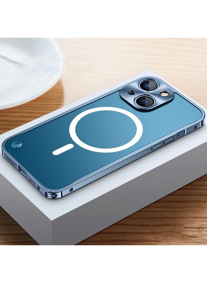 S-TOP Case For iPhone 13 Metal Frame Frosted PC Shockproof Magsafe Case - Image 2