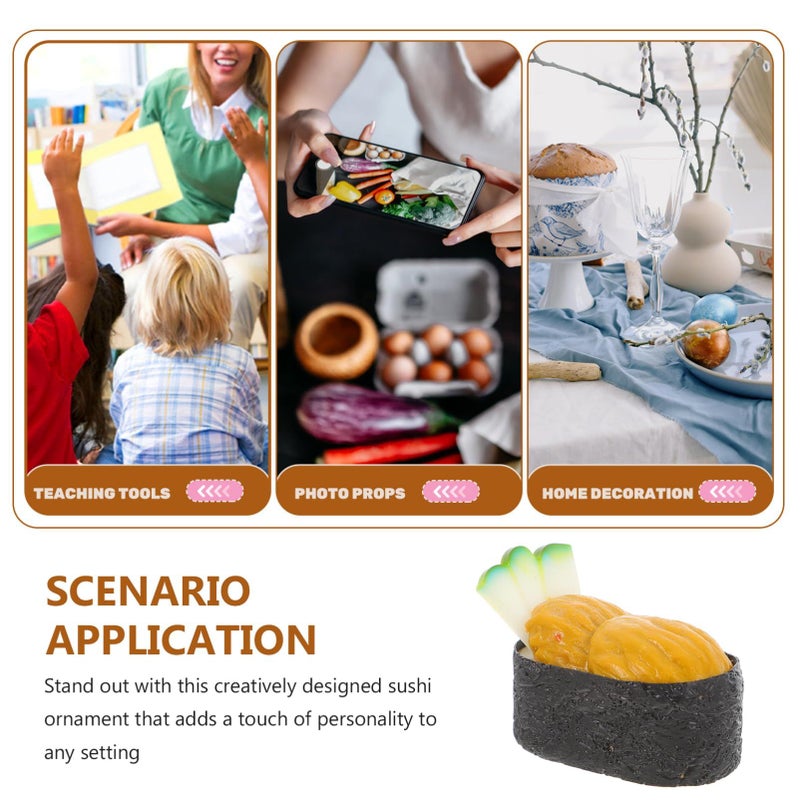 Realistic Sushi Food Models for Photography Display Decoration and Education - Image 4