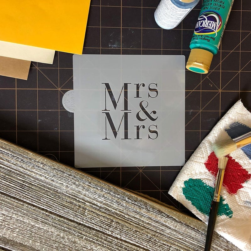 Designer Stencils Mrs & Mrs Cookie and Craft Stencil CM039 by Designer Stencils - Image 3