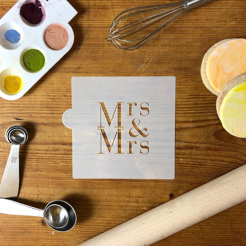 Designer Stencils Mrs & Mrs Cookie and Craft Stencil CM039 by Designer Stencils - Image 2