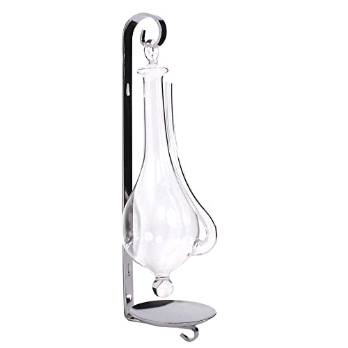 Ambient Weather B1025C Antique Storm Glass Wall Mount Liquid Barometer with Drip Cup - Image 3