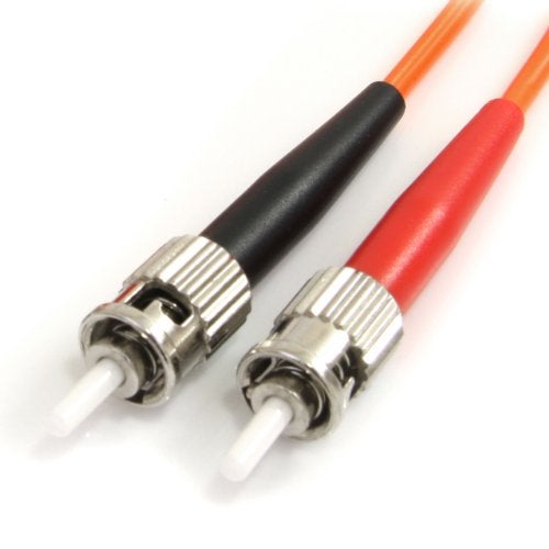 StarTech.com 1m Fiber Optic Cable - Multimode Duplex 62.5/125 - LSZH - ST/ST - OM1 - ST to ST Fiber Patch Cable (FIBSTST1) - Image 2