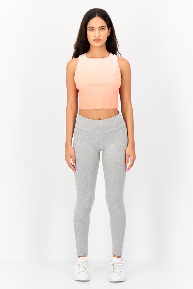 Reebok تي شيرت تدريب بلا أكمام للنساء، برتقالي - Image 3