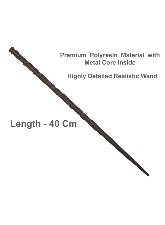 Lifestyle-You Premium Polyresin & Metal Magic Wand Wizard Sorcerer’S Wand With Ribbon Box, Style 03 - Image 2