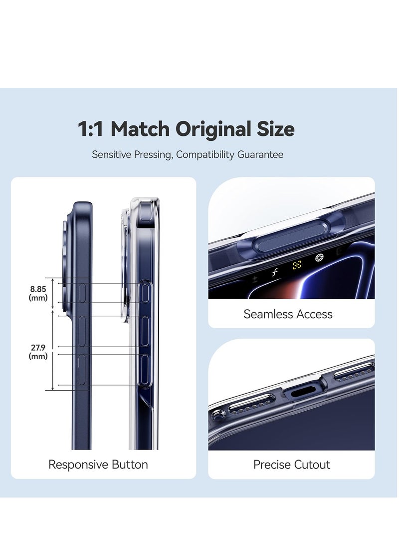 تين تك جراب شفاف متوافق مع ايفون ١٧ برو ماكس من تين تك ، جراب شفاف، يوفرالحماية الكاملة للهاتف مصنوع من البولي يوريثين المقاوم للحرارة ومضاد للاصفرار - شفاف - Image 2