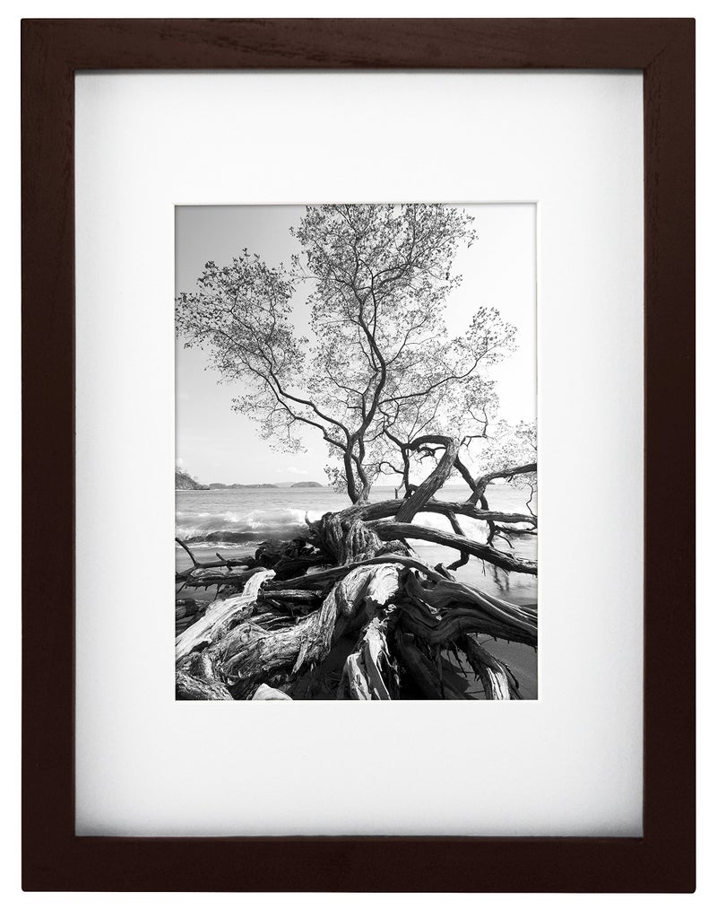 MCS Art Frame with Mat Opening  Walnut  9 x 12 in - Image 2