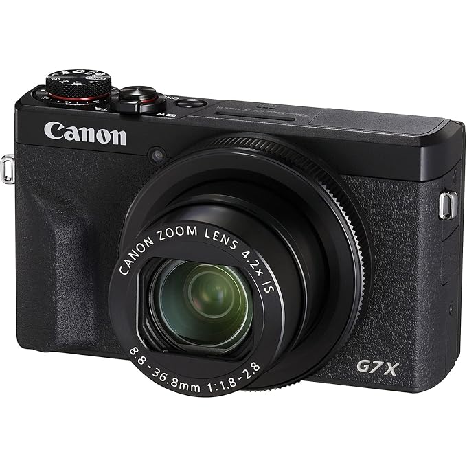 Canon PowerShot Digital Camera G7 X Mark II with Wi-Fi & NFC, LCD Screen, and 1-inch Sensor + PixiBytes Accessories Bundle- (Black) ... (Renewed) - Image 2