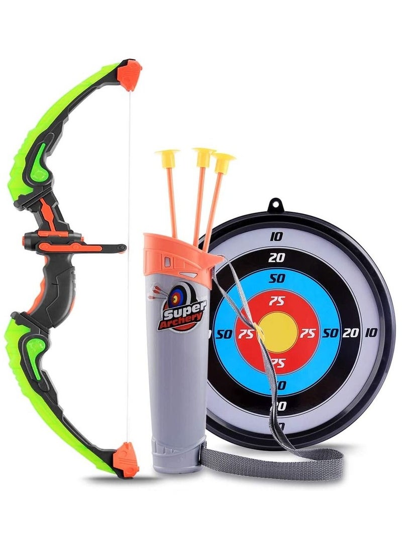 King Sport Shooting Set Bow With 3 Arrows And Target For Kids - Image 2