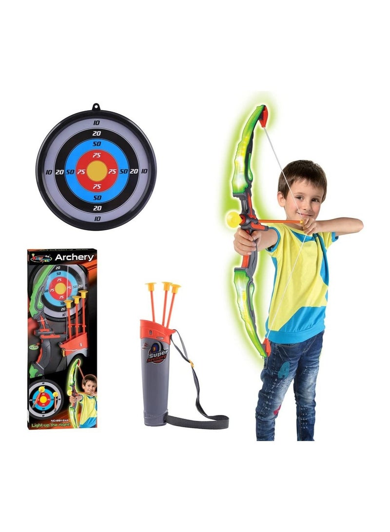 King Sport Shooting Set Bow With 3 Arrows And Target For Kids - Image 3