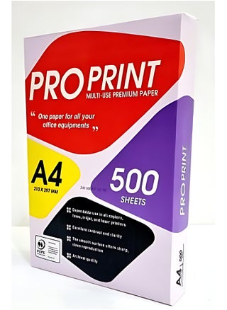Pro Print A4 Multi Use Premium Paper 80GSM 210x297mm Box Of 5 Ream - pzsku/ZBC85BE2364866906BA38Z/45/1742447166/4d00aac3-931d-47ac-94cc-fa758cef0508