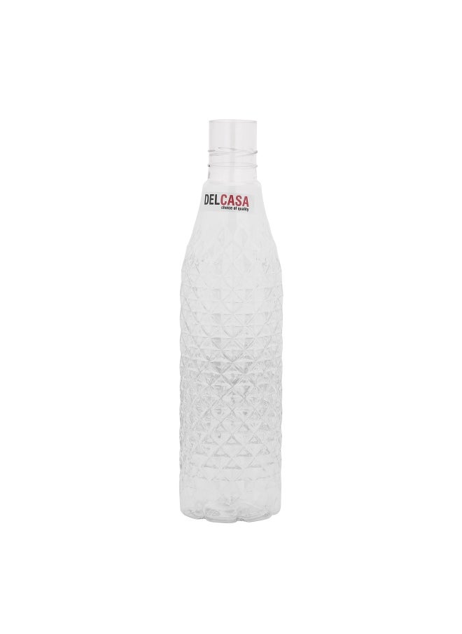 DELCASA Pet Bottle With Diamond Cap 1000ml Water Bottle DC2731  - Image 1
