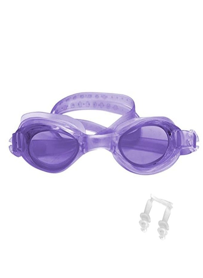 Confidence Kids Swimming Goggles Anti-Fog Adjustable Silicone Eyewear (Multicolor,Set of 2) - Image 5