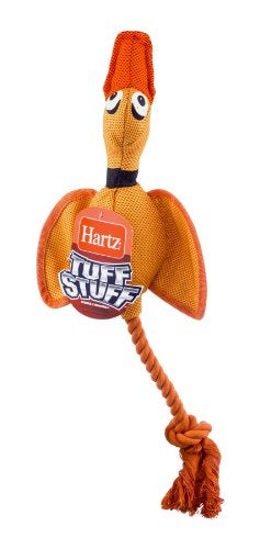Hartz Tuff Stuff Nose Divers Plush Duck Tug Dog Toy Large - Image 1